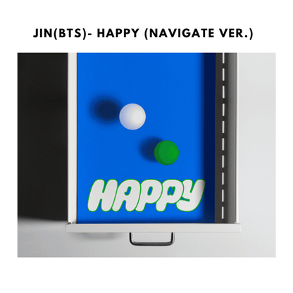 BTS Jin Happy Album Set with LUCKY DRAW PHOTOCARDS