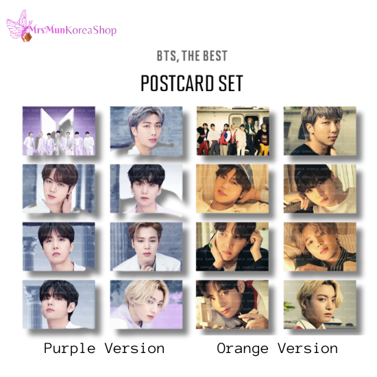BTS Лучший набор открыток