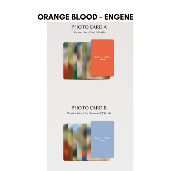 ENHYPEN Orange Blood Album with POB Photocards