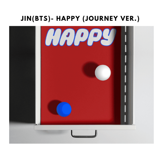 BTS Jin Happy Album Set with LUCKY DRAW PHOTOCARDS