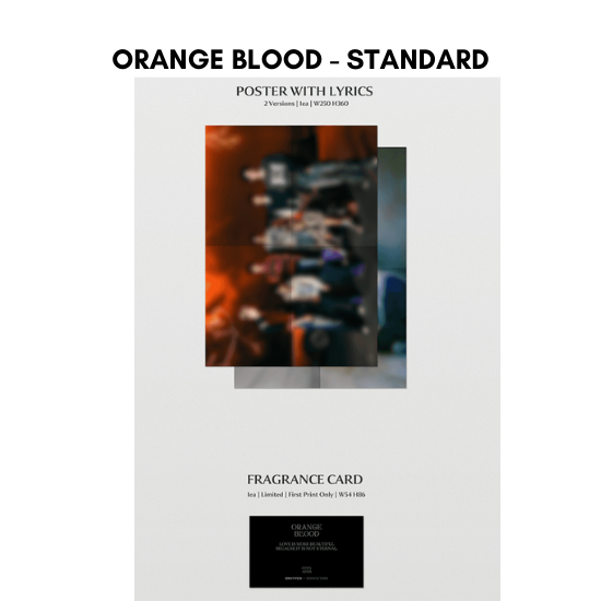 ENHYPEN Orange Blood Album with POB Photocards