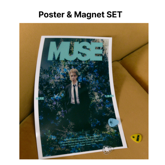 BTS Jimin Muse Poster and Magnet SET