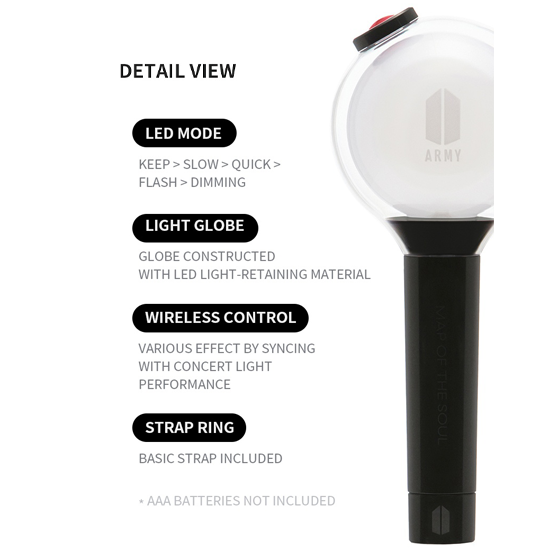 Официальное специальное издание BTS Light Stick (Армейская бомба)