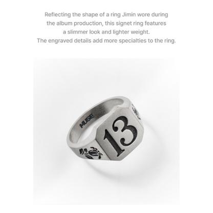 BTS Jimin Muse Signet Ring