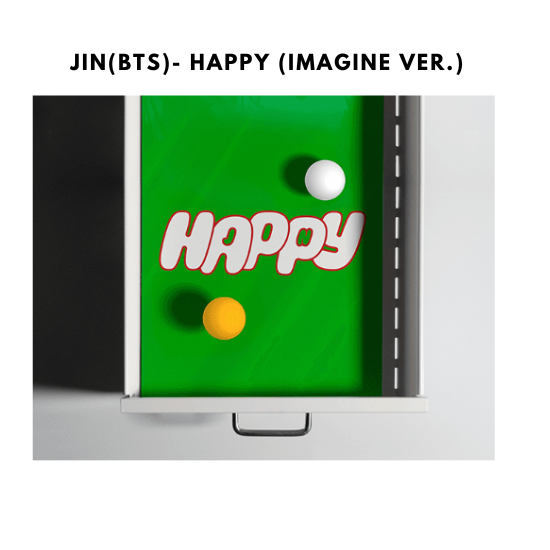 BTS Jin Happy Album Set with LUCKY DRAW PHOTOCARDS