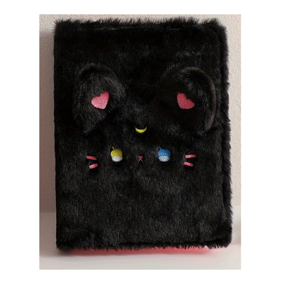 A5 Plush Six Hole Magnetic Binder