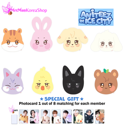 Ateez Aniteez Ice In The City Plush Cushion