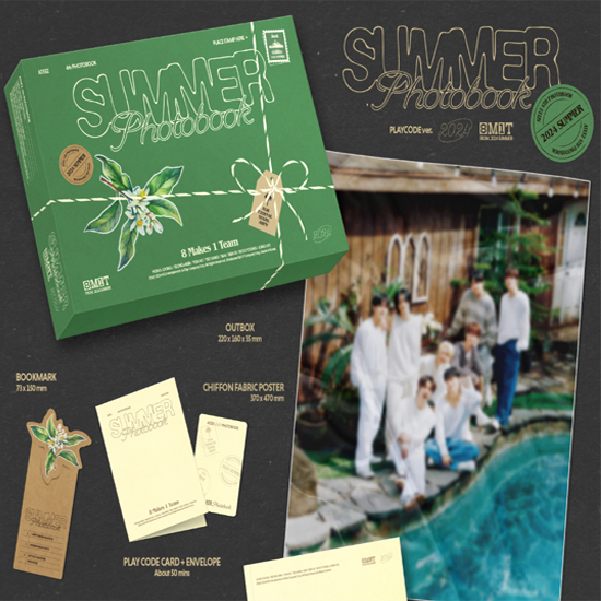 Ateez 2024 Summer Photobook Playcode (with Website POB)