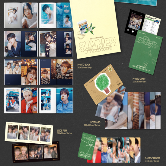 Ateez 2024 Summer Photobook Playcode (with Website POB)