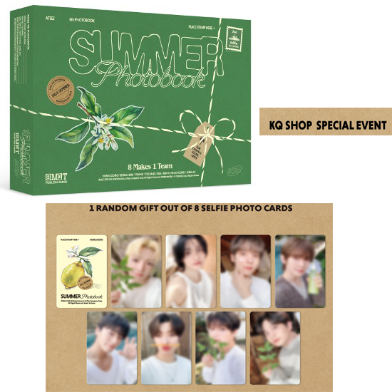 Ateez 2024 Summer Photobook Playcode (with Website POB)