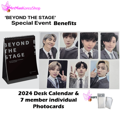 BTS Beyond The Stage Photocard and Calendar Pre-order Benefits