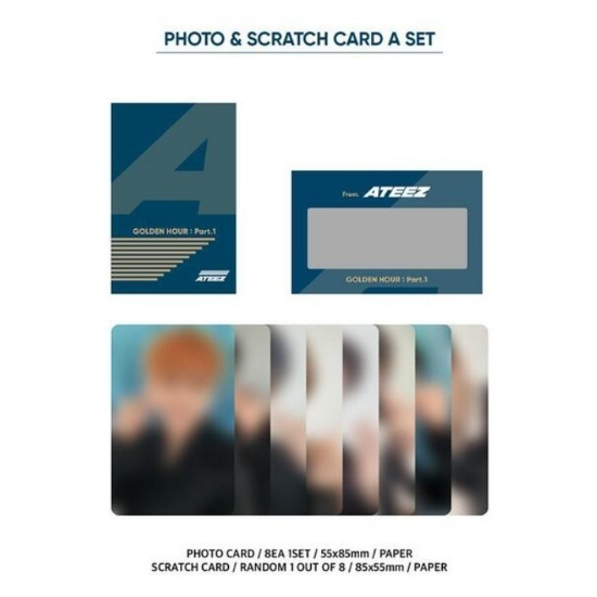 Ateez Photocard Holder SET (Golden Hour Part 1)