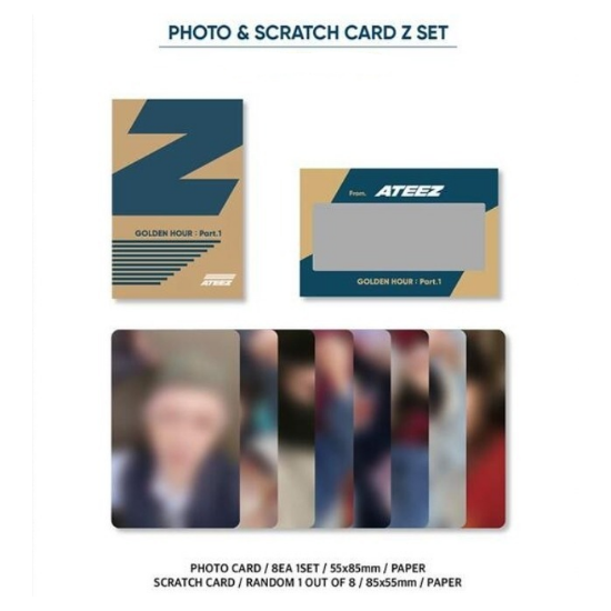 Ateez Photocard Holder SET (Golden Hour Part 1)