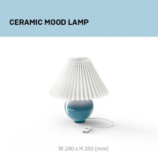 BTS Merch Box 16 (RM Indigo) Ceramic Mood Lamp