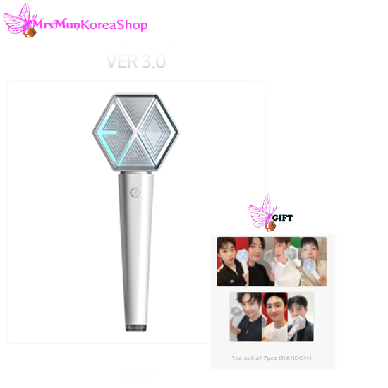 EXO Official Fanlight Ver 3.0 with RANDOM Photocard POB