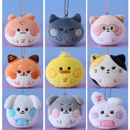 ZEROBASEONE Zeroni Fluffy Face Keyring (Photocard EVENT READ DETAILS)