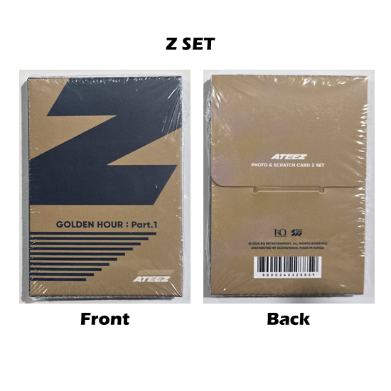 Ateez Photocard Holder SET (Golden Hour Part 1)