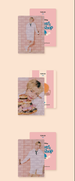 TXT Yeonjun Bakeshop Photocard Set