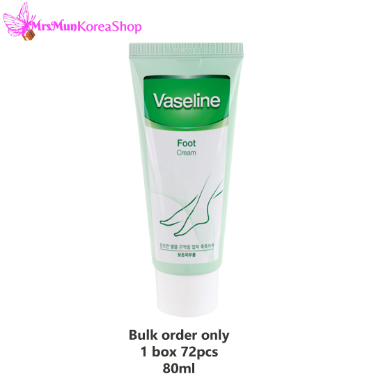 Foodaholic Vaseline Foot Cream 80ml (Per Box Order Only)