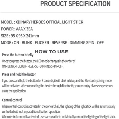 Xdinary Heroes OFFICIAL LIGHT STICK