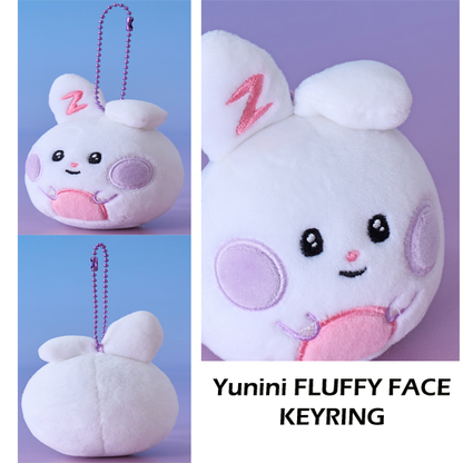 ZEROBASEONE Zeroni Fluffy Face Keyring (Photocard EVENT READ DETAILS)