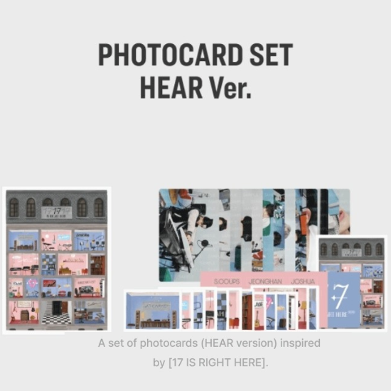 Seventeen 17 is Right Here Photocard Set