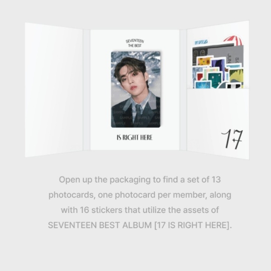 Seventeen 17 is Right Here Photocard Set