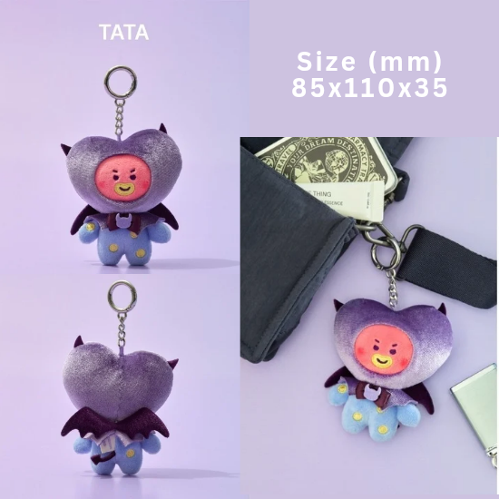 BT21 Villain Plush Keyring