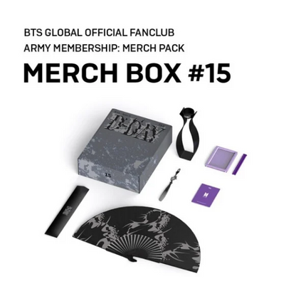 BTS Merch Box 15 D-day (Suga Merch)