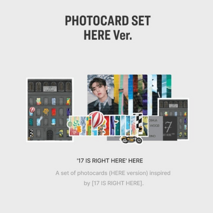 Seventeen 17 is Right Here Photocard Set