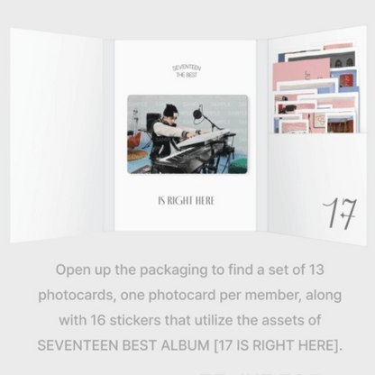 Seventeen 17 is Right Here Photocard Set