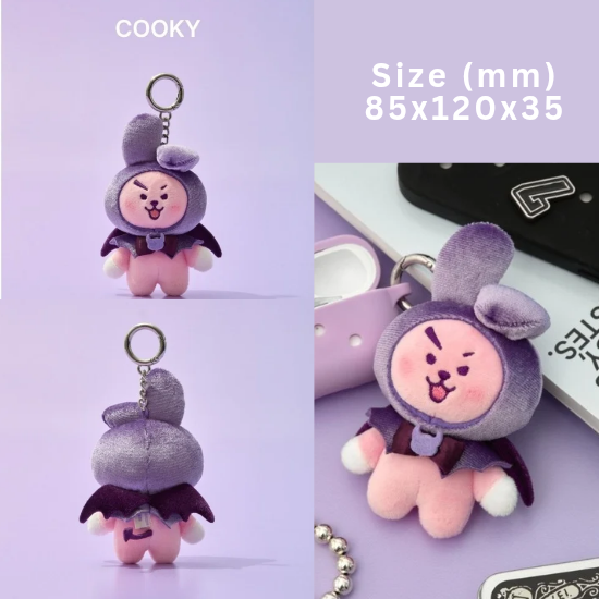 BT21 Villain Plush Keyring