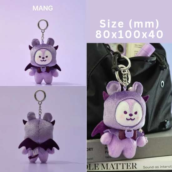 BT21 Villain Plush Keyring