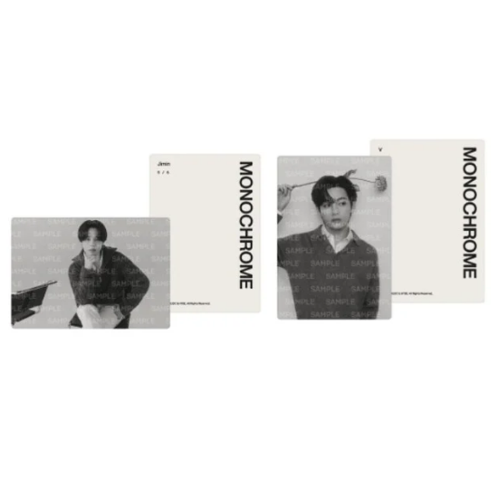 BTS Monochrome Mini Photocard