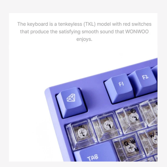 Seventeen WONWOO Love Packed Keyboard