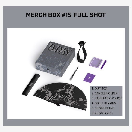 BTS Merch Box 15 D-day (Suga Merch)