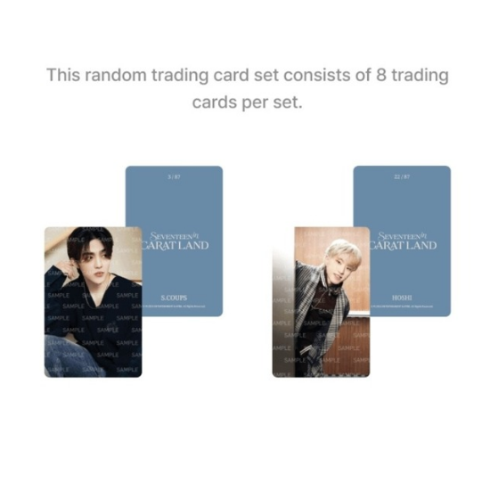 Seventeen Carat Land Trading Card Set